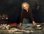 Fischverkäuferin von Aline von Kapff