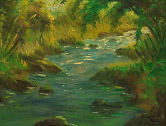 Bachlauf
Westhoff, Helmuth *1891 in Bremen †1977 in Fischerhude