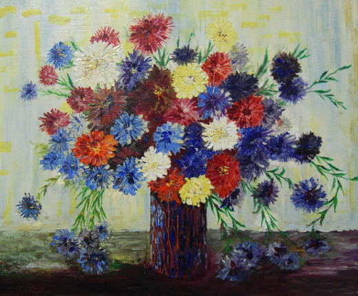 Blumenstillleben in Vase
von Finck, Adele  
*1879  
†1943