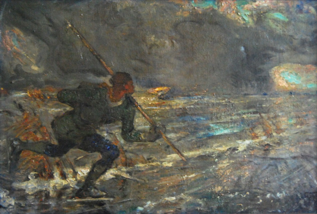 Eisläufer im Blockland
Focke, Wilhelm Heinrich  
*1878 in Bremen  
†1974 in Bremen