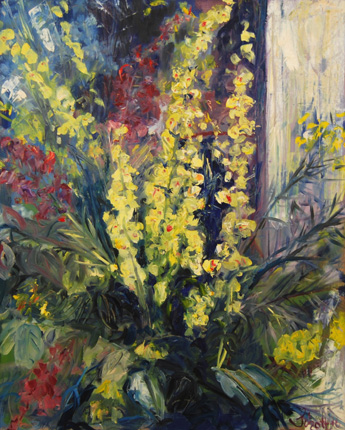 Gelber Blumenstrauß
Schott, Heinrich *1945 in Rochlitz, Sachsen