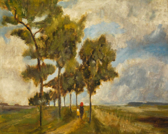 Mutter und Kind in weiter Landschaft
Jörres, Carl Heinrich Christoph *1870 in Bremen †1947 in Bremen