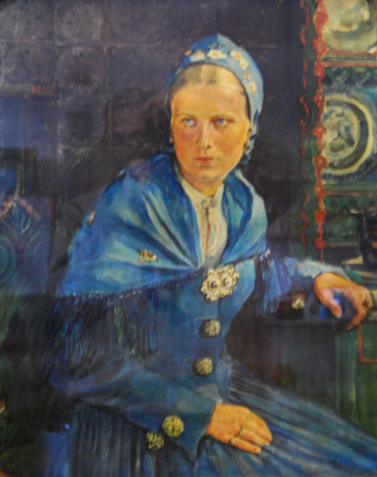 Bildnis einer jungen Frau
von Kapff, Aline Charlotte  
*1842 in Bremen  
†1936 in Bremen