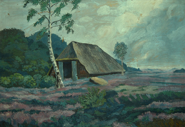 In blühender Heide
Cordes, Olga  
*1868 in Lilienthal  
†1930 in Bremen