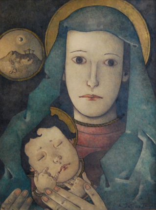 Madonna von Golgatha
Tügel, Tetjus Otto  *1892 in Hamburg  †1973 in Oese/Bremervörde